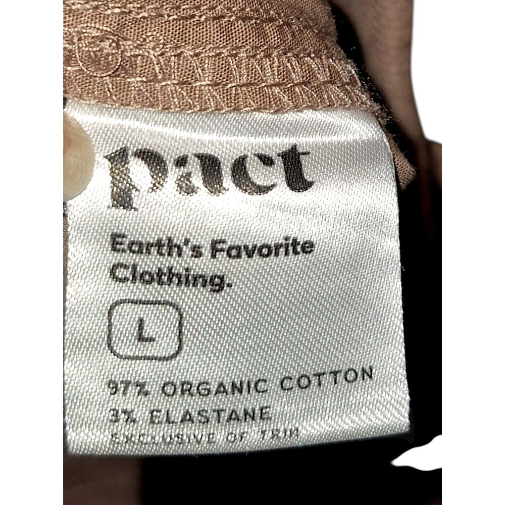 Pact Boulevard Brushed Twill Shorts Large Camel Comfy Drawstring Bottoms - Picture 3 of 4